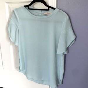 Loft light blue shell blouse - Size XS